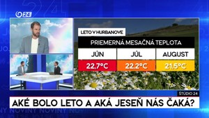 Štúdio 24: Aké bolo leto a aká jeseň nás čaká?