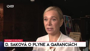 Ministerka hospodárstva Denisa Saková o plyne a garanciach