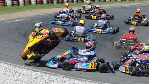 Na motokárovom okruhu boxerská vložka ako z filmu!