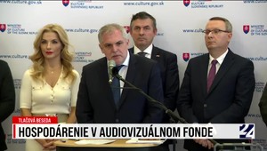 Tlačová beseda ministerstva kultúry o hospodárení v audiovizuálnom fonde