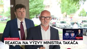 Tlačová beseda SaS k reakcii na výzvy ministra Takáča