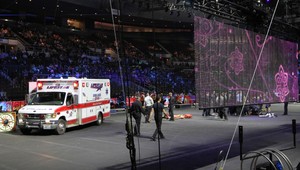 Hrôza v cirkuse. Na tanečnicu spadli akrobatky