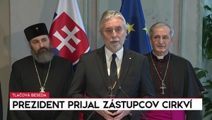 Tlačová beseda: Prezident prijal zástupcov cirkví