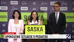 Tlačová beseda strany SaS o upokojení situácie s pediatrami