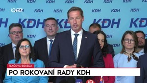 Tlačová beseda po rokovaní Rady KDH