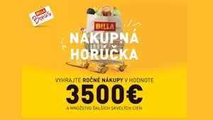 Vyhrajte spolu s BILLA ročné nákupy v hodnote 3 500 eur