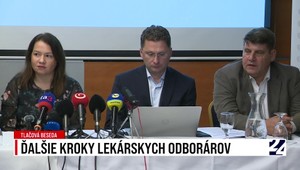 Tlačová beseda Lekárskeho odborového združenia o hromadných výpovediach
