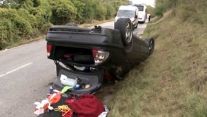 Pri Novom Meste nad Váhom havaroval autobus so škôlkármi