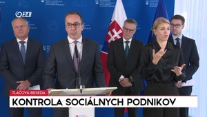 Tlačová beseda ministra práce ku kontrole sociálnych podnikov