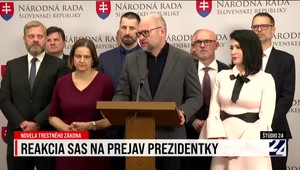 Tlačová beseda strany SaS k vystúpeniu prezidentky