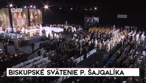 Biskupské svätenie Pavla Šajgalíka