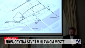 Tlačová beseda o novej obytnej štvrti v hlavnom meste