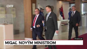 Štúdio 24: Migaľ novým ministrom