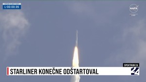 Spektrum 24 o štarte lode Starliner