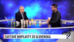 Spektrum 24 s Jánom Mečiarom o bioplastoch vyvíjaných na Slovensku