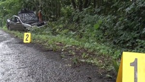 Mladík skončil po nehode zakliesnený v aute. Náraz vytrhol strom aj s koreňmi
