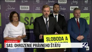 Tlačová beseda strany SaS o ohrození právneho štátu