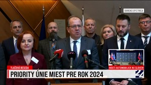 Tlačová beseda o prioritách Únie miest Slovenska pre rok 2024