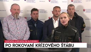 Tlačová beseda po rokovaní krízového štábu
