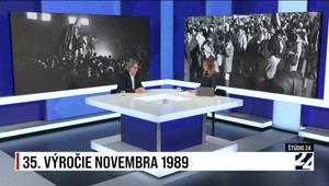 Štúdio 24 o 35. výročí Novembra 1989