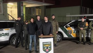 Tlačová beseda Roberta Kaliňáka a Matúša Šutaja Eštoka o predstavení žandárov