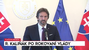 Tlačová beseda ministra Kaliňáka po rokovaní vlády