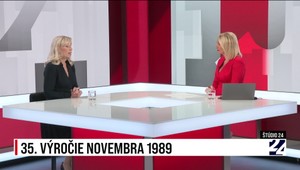 Štúdio 24: Iveta Radičová o 35. výročí Novembra 1989