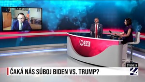 Kríž a Kováčik v Štúdiu 24: Čaká nás súboj Biden vs. Trump?