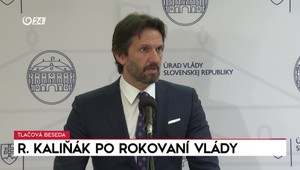 Tlačová beseda Roberta Kaliňáka po rokovaní vlády