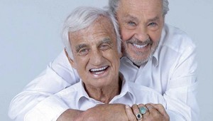 Na spoločné fotografie Belmonda a Delona sa veľmi príjemne pozerá