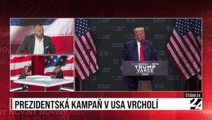 Štúdio 24: Prezidentská kampaň v USA vrcholí