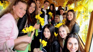 Missky podporili dobrú vec, pomáhali predávať narcisy