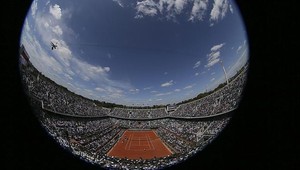 Sieť na Roland Garros. Dá sa využiť aj na hojdanie!