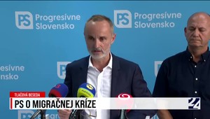 Tlačová beseda strany Progresívne Slovensko k téme migrácie