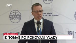 Tlačová beseda ministra Tomáša po rokovaní vlády