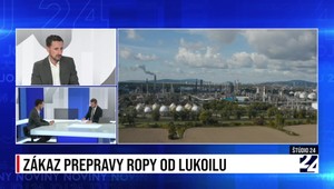 Štúdio 24 o zákaze prepravy ropy od Lukoilu