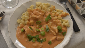 Hlavné jedlo: Prsatá s netradičnou prílohou