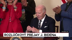 Štúdio 24: Rozlúčkový prejav Joea Bidena