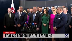 Tlačová beseda koalície k podpore Petra Pellegriniho
