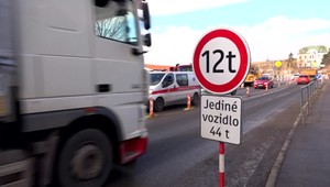 Dočasné značenie v bratislavskej Vrakuni