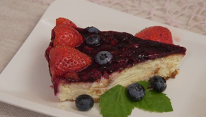 Dezert: Jahodový sen v bielom plášti