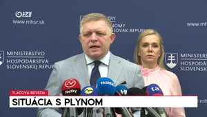 Tlačová beseda premiéra Roberta Fica o situácii s plynom