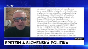 Štúdio 24: Epstein a slovenská politika