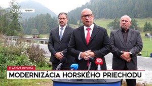 Tlačová beseda ministra dopravy o rekonštrukcii horského priechodu Vernár