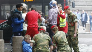 Zábery Johana Tanberga. Oslo po výbuchu