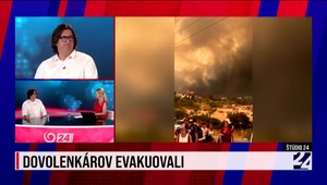 Štúdio 24 o situácii na Rodose s riaditeľom SACKA