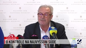 Tlačová beseda predsedu najvyššieho súdu Jána Šikutu v reakcii na slová premiéra Fica