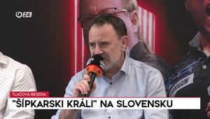 Tlačová beseda šípkarského zväzu o podujatí na Slovensku