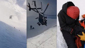 Zásah, ktorý by si zaslúžil medailu. Pilot vrtuľníku previedol nebezpečný manéver, aby zachránil lyžiara