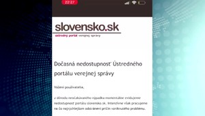 Hlavný portál nášho štátu "Slovensko.sk" padol